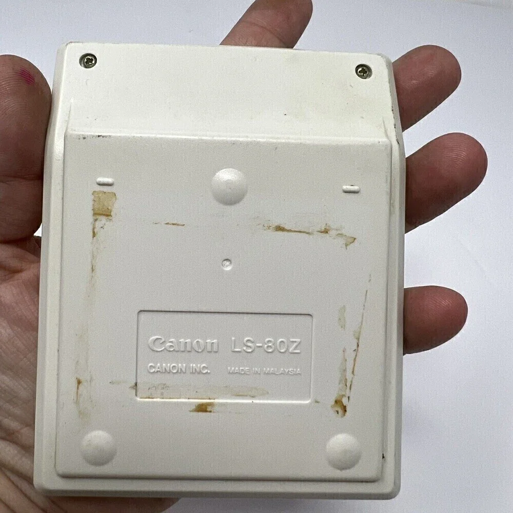 Canon Calculator Mini Solar Power Calculator Model LS-80Z Works